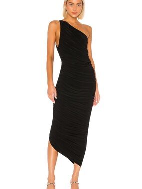 Norma Kamali Black Diana Gown